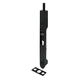7 Inch Heavy Dutyフラッシュボルト、ソリッド真鍮 ブラック 7FBR19 1