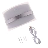 Baosity USB　充電式　 PIR　モーションセンサー　壁ランプ　ナイトライト　照明センサー　人体赤外線センサーライト　全2色　 - 暖かい白