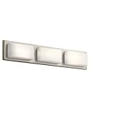 Elan Kelsi Medium LED VanityライトKelsi 3ライト27 " Wide統合LED Bathroo、 83897