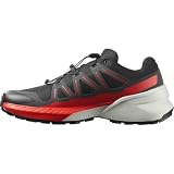 [サロモン] トレイルランニング シューズ SPEEDCROSS PEAK メンズ L47790100 26.5 サイズ Black/Asphalt/Fiery Red