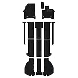 Hotfield トヨタ 互換品 新型 アルファード ヴェルファイア 40系 フロアマット＋トランクマット ラゲッジマット / 7人 Profoundブラック