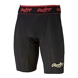 ローリングス(Rawlings) 野球 大人用 スライディングパンツ AL12S01 ブラック サイズ O