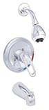 EZ-FLO 10066 Pressure Balanced Tub and Shower Set Ceramic Disc [並行輸入品]