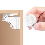 安全磁気キャビネットロック、16ロック+ 3キーキャビネット、引き出し設置用ベビーセーフティロック、チャイルドプルーフキャビネットロックの取り付けは簡単ですドリル不要ツールまたはネジ