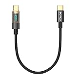 RAVIAD USB Type C ケーブル USB-C & USB-C ケーブル【0.5M】タイプc ケーブル PD3.0 QC3.0 対応 100W/5A急速充電 断線防止 高耐久ナイロン編み iPhone 16 15 iPad MacBook Pro, Galaxy S24 S23 S22 S21 S20, Huawei Sony Xiaomi Pixel タイプc機種対応