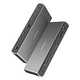 iVANKY Intel 認定 Thunderbolt 5 ハブ、FusionDock Pro 3 ドッキングステーション 6K@60Hz MacBook M1/M2/M3/M4 Pro/Max 用、Windows TB5/4 用ドッキング ステーション、180W 電源、120Gbps、2.5GbE