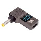 Cablecc USB-C タイプC スマート LED ディスプレイ入力から 100W 出力 DC 4.0x1.7mm ジャック電源 20V 5A PD 充電 65W アダプター ノートパソコン用