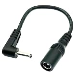 CNCTWO(コネクトツー) バートル(BURTLE) 空冷作業服 現行ファンAC09-1/-2(24v),AC08-1/-2(22v)、電熱パッド サーモクラフトTC500をワークマン、村上被服、汎用DC3.8*1.4mmプラグのバッテリー で使用できる プラグ変換ケーブル10N (バッテリーワークマン汎用-バートルファンAC08(22v))