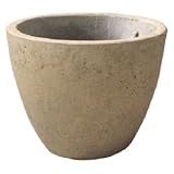 軽量コンクリート製植木鉢 フォリオ エッグ クリーム 30cm