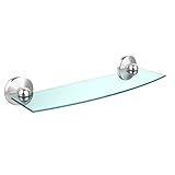 Allied Brass P1033/24-BBR 18 x 5 Glass Shelf Oil Rubbed Bronze by Allied Brass