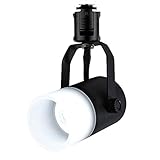 Dotoy ダクトレール用 スポットライト E11口金 アクリルシェード 黒 ダクトレール LED電球 E11 60W形相当 昼光色 6W