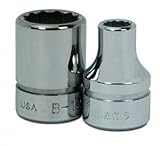 Williams BM-1222 3/8 Drive Shallow Socket, 12 Point, 22mm by Williams