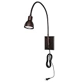 Cal Lighting BO-119-RU Gooseneck Sconce with No Shades, Rust Finish [並行輸入品]