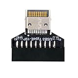 xiwai USB 3.2/3.1 タイプ E IDC ソケット フロントパネル ヘッダーから USB 3.0 20 ピン ヘッダー コンバーター 拡張アダプター デスクトップ マザーボード