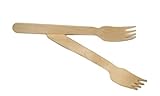 Perfect Stix Wooden Compostable Cutlery Fork 5-1/2 Length (Pack of 24) [並行輸入品]