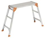 ピカ(PiCa) 足場台 洗車台 DWD-K808B 高さ60cm 天板寸法30cm×82cm 作業台 アルミ製 軽量 折りたたみ式 高所作業用 業務用 DIY対応