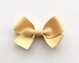Baby Deer Clips　ヘアクリップ for ベビー　フルール (オレンジベージュ)