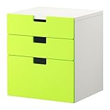 家具　チェスト　引出×３ グリーン[Candy Style　アイテムセット] [並行輸入品]