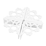 uxcell コーナーカバー　コーナーガード　コーナークッション　角クッション　中空　ゴム製　ホワイト　4個セット