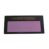 Zhaozhe遮光レンズ 溶接マスク 自動遮光 遮光速度1/25000秒 ソーラー発電機能付き 液晶式 換え控え用 溶着用