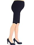 Liang Rou Maternity Over Belly Ultra Thinショートレギンスブラック