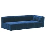 arne ソファー 3人掛け 3人用 肘掛 ローソファ 布張り ファブリック モケット リビング Hunt-L 3P ブルー