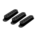 【YJB PARTS】 #23036 ストラト用ピックアップカバーセット 10.4mmピッチ 【国内生産品】 (ブラック)