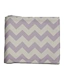 Little Pipsqueaks Chevron Jersey Blanket, Lilac [並行輸入品]