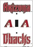 AZ Arizona Diamondbacksライトスイッチカバー(シングル)プレートls10021
