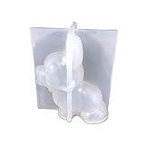 3D 犬石鹸型シリコーンチョコレートフォンダン型作成 DIY クリスタルエポキシ樹脂デスクトップホームデコレーションキャンディー用シリコーン