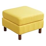 カスタマイズソファ【-Connect-コネクト】（オットマン単品）イエロー