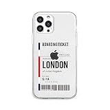 Dparks iPhone 13 Pro ケース ソフト クリア [ 透明 ディーパークス ランドマーク イギリス ロンドン TPU 密着痕防止 Qi ワイヤレス充電 ] london DS21197i13P【国内正規品】