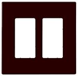 クーパー配線デバイスpjs262 a Decorator Screwless Wallplate、2-gang 1