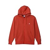 [チャンピオン] パーカー 長袖 裏毛 COTTON USA ワンポイントロゴ刺繍 ジップフーデッドスウェットシャツ C3-W104/C3-W104L/C3-W104Z/C3-Y137/C3-Y137L メンズ レッドブリック