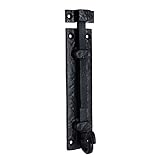Adonai Hardware 7" Black Antique Iron Door Bolt