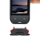 for Insta360 X5マグネット式クイックリリース式アダプターマウント アルミニウム合金+プラスチック Insta360 X5用 カメラ磁気マウントアダプター 折り畳み式 1/4ネジ穴 ミニ三脚 車載/バイクなど汎用 アクションカメラアクセサリー
