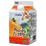 ホーマー クラッシュド マンゴゼリー 450ml紙パック×12本入