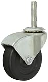 Shepherd Monarch Series 2-1/2 Diameter Hard Rubber Wheel Caster, 3/8 Diameter x 1-1/2 Length UNC16 T