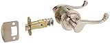 Weslock 640 K-rh Calais Right Handed KeyedエントリドアレバーSet with RoundローズF、 R0640KNKNSL23 1