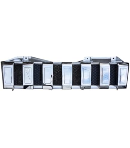 スズキ ジムニー JB23 メッシュ グリル‘メッキ‘H14/2~　ABS製 ジムニーグリル JB23専用 ブラックメッシュ メッキグリル メッキ