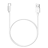 USB Type C ケーブル 1m 1本セット LpoieJun 【3A急速充電 / USB 2.0データ転送 / 映像出力非対応 】 高耐久TPE素材 USB-A to USB-C 充電コード スマートフォン/タブレット/ゲーム機のタイプｃ機種に対応 ホワイト