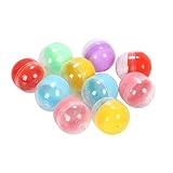 Crystal craft ガチャガチャ カプセル 55mm カラフル×半透明 アソート 10個セット