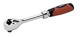 AmPro T19058 1/4' & 3/8' Dual-Drive Stubby Extendable Ratchet, 6 1/2' - 8 3/4' [並行輸入品]