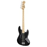 Fender フェンダー エレキベース Standard Jazz Bass®, Maple Fingerboard, Black Pickguard, Black ソフトケース付き
