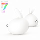 Baby Night Light by oannao、ナイトライトfor Kidsはの食品グレード素材で。No臭気、ソフトライトで7色赤ちゃんを保護する目、調節可能な明るさ、タッチ制御変更色、ベストギ
