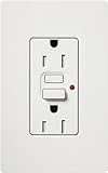 Lutron SCR-15-GFTR-SW Satin Colors 15A GFTR Electrical Socket Receptacle, Snow by Lutron [並行輸入品]