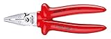GEDORE 6720090 VDE Heavy Duty Combination Pliers with VDE Dipped Insulation, 180mm Length [並行輸入品]