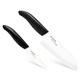 Kyocera KYOCOFFRET Couteau d'Office Fk-075-Wh + Couteau Chef Fk-140-Wh