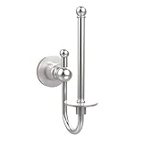 Allied Brass AP-24U-SCH Astor Place Collection Upright Tissue Holder, Satin Chrome [並行輸入品]