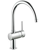 グローエ GROHE32445 00C シングルレバーキッチン混合栓 クローム 泡沫吐水 寒冷地仕様